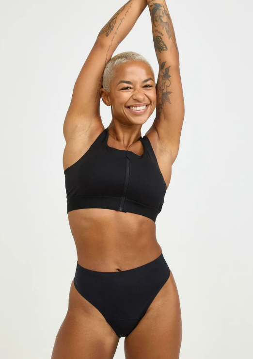 Female Engineering WITH LIGHT ABSORBENCY – ACTIVE - Menstruatie-ondergoed - black